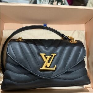 Louis Vuitton calfakin wave bag with dust bag